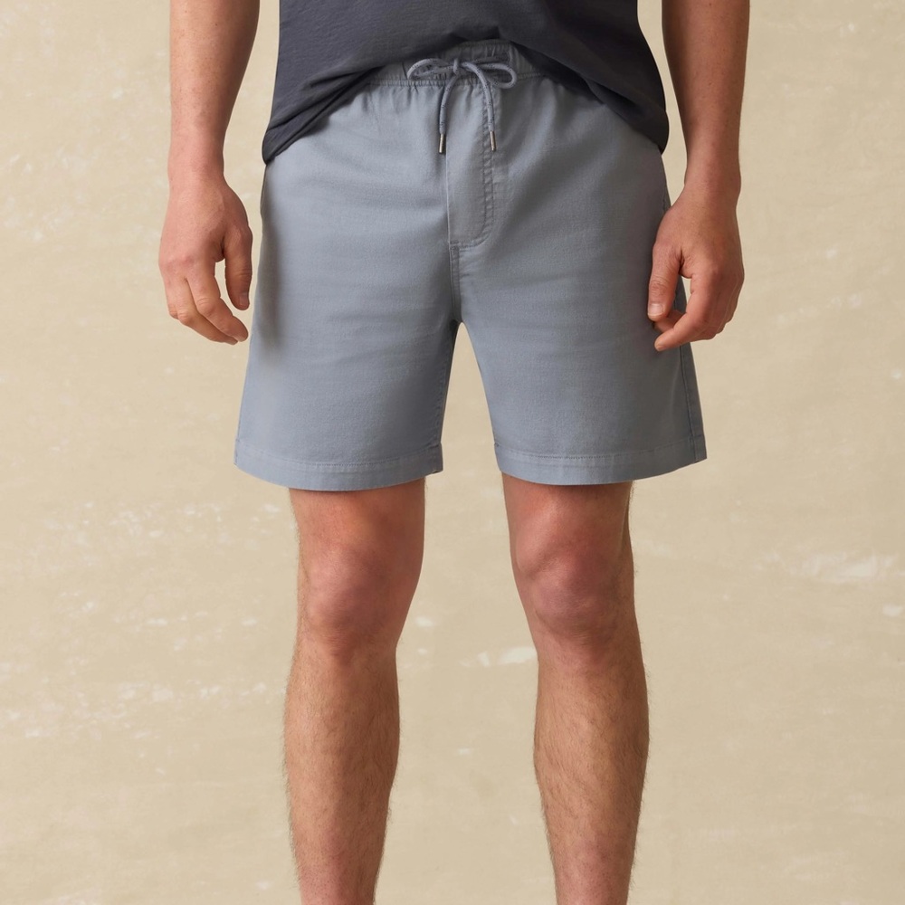 Faherty Essential Drawstring Short Size M - Flint… - image 1
